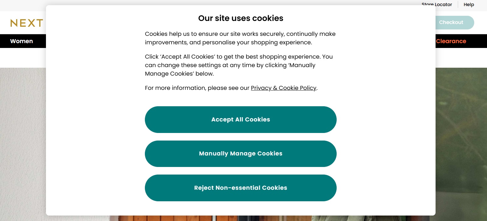 Next cookie consent example