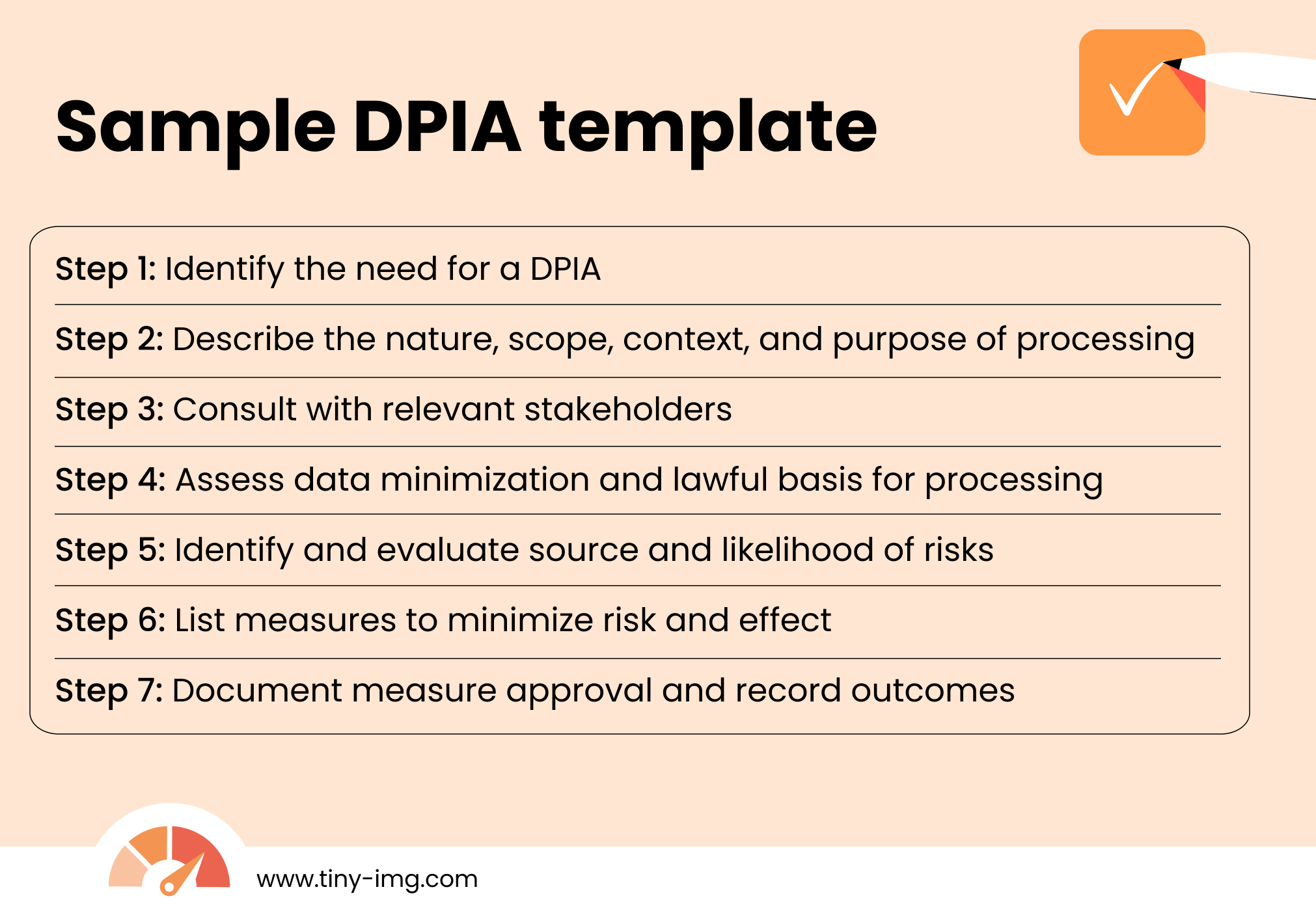 Sample DPIA template