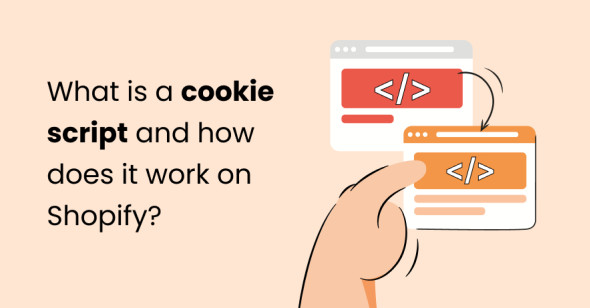 What is a cookie script and how does it work on Shopify?